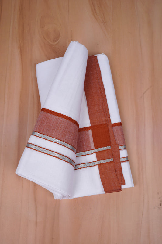 FCD-525 W/D DHOTI 3.80 MTR-Brown