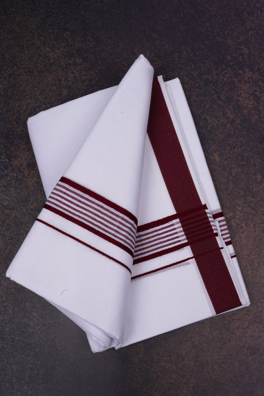 FD-162 W/D DHOTI 3.80 MTR-Light Brown