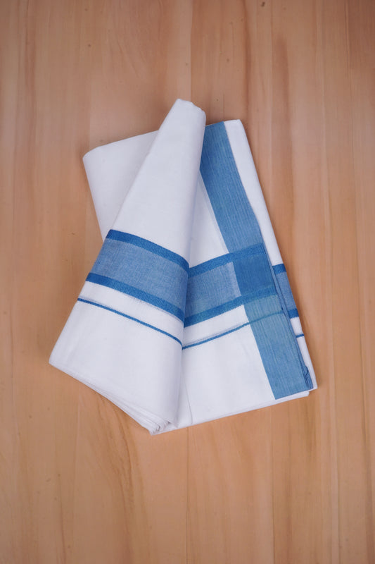 FCD-615 W/D DHOTI 3.80 MTR - Blue