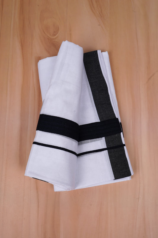 FCD-366 W/D DHOTI 3.80 MTR-Black