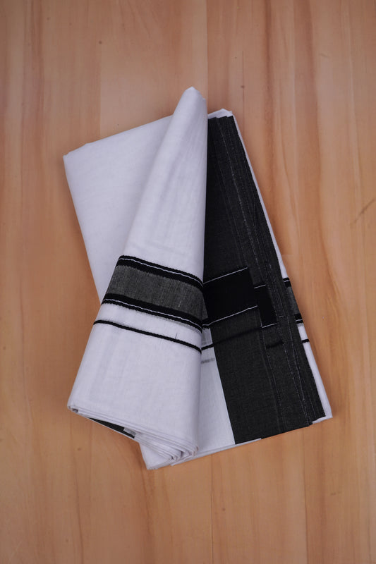 FCD-501 W/D DHOTI 3.80 MTR-Black