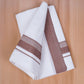FCD-417 W/D DHOTI 3.80 MTR - Brown