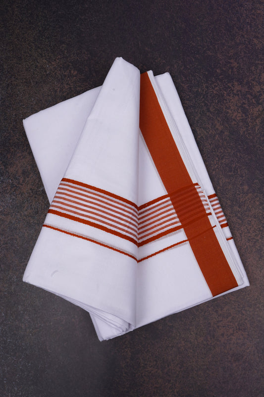 FD-162 W/D DHOTI 3.80 MTR-Orange