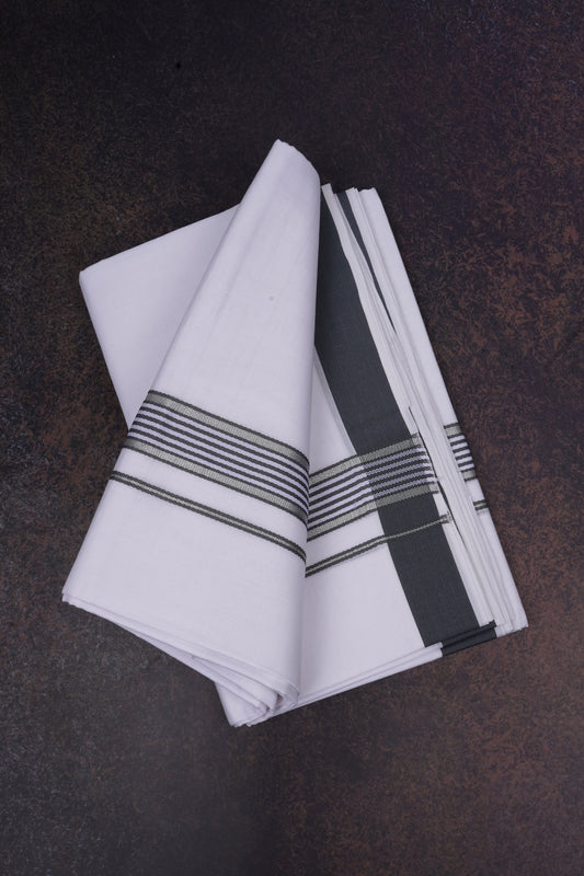 FD-137 W/D DHOTI 3.80 MTR-Gray