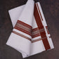 FD-166 W/D DHOTI 3.80 MTR-Dark brown