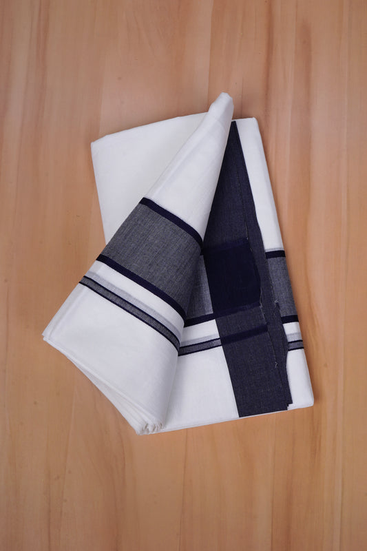 FCD-86 W/D DHOTI 3.80 MTR- Dark Blue