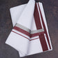 FD-168 W/D DHOTI 3.80 MTR-Maroon