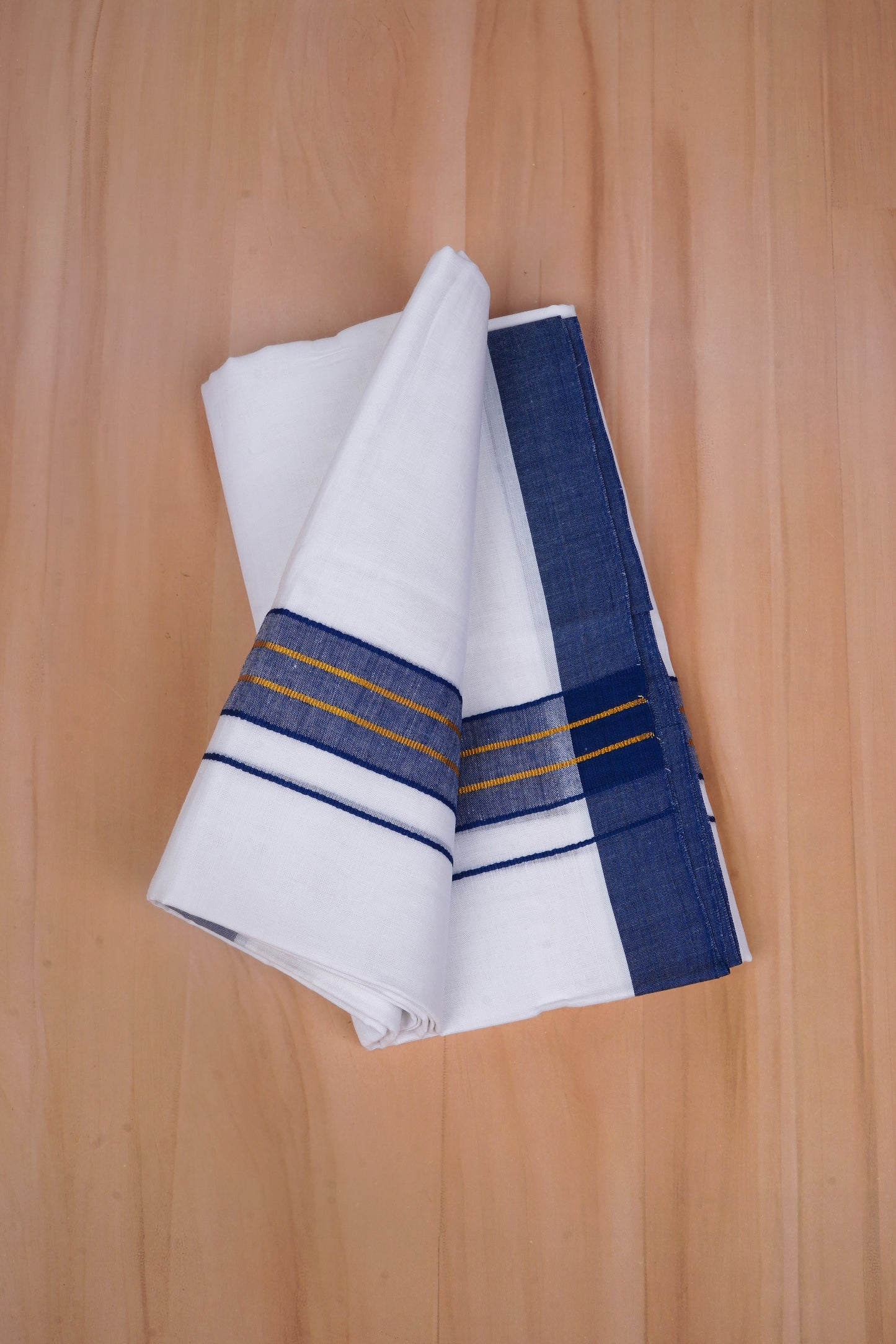FCD-530 W/D DHOTI 3.80 MTR-Navy Blue