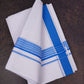 FD-133 W/D DHOTI 3.80 MTR-Sky Blue