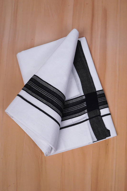 FCD-603 W/D DHOTI 3.80 MTR - Black