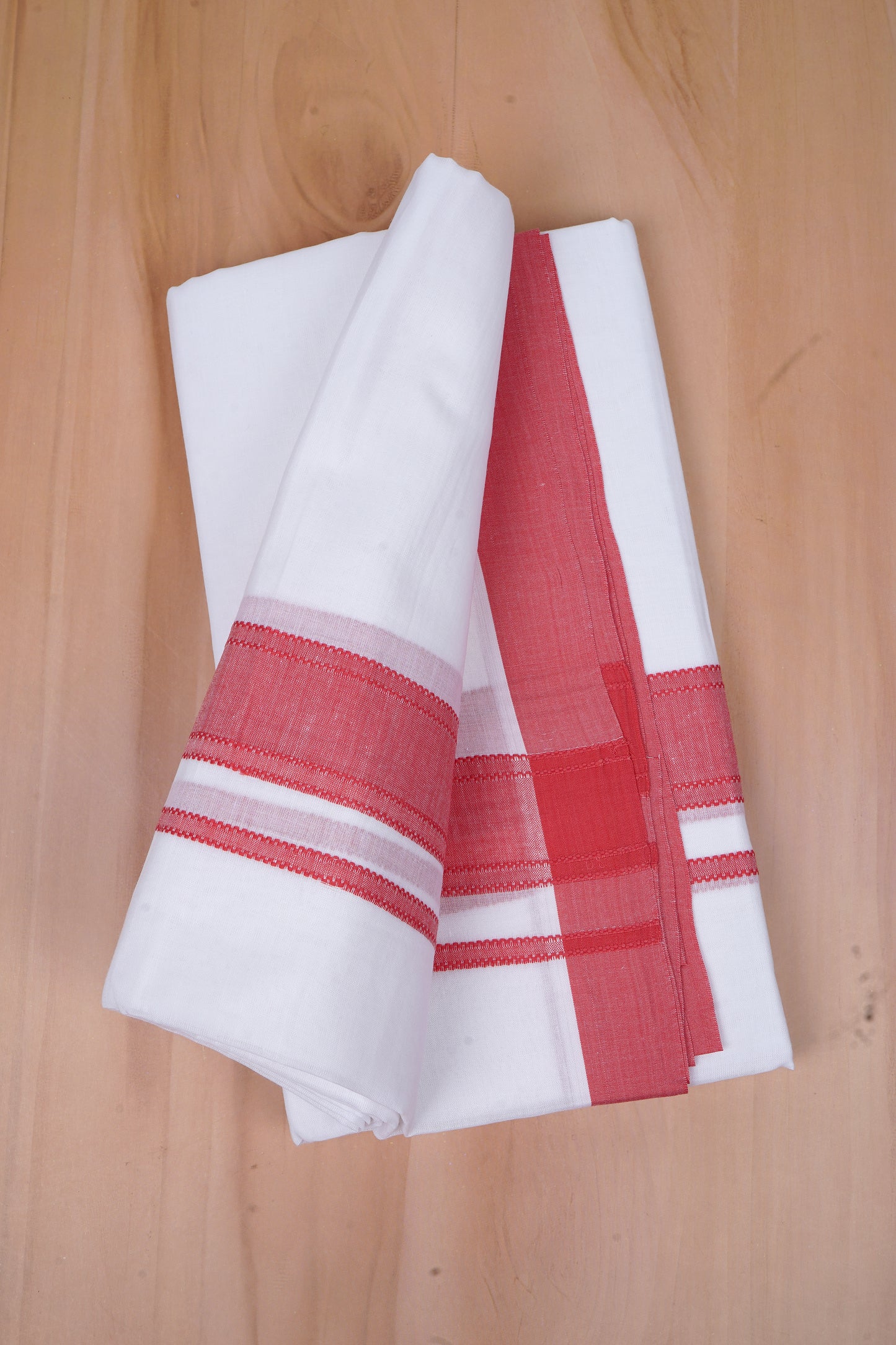 425FD-02 W/D DHOTI 4.25 MTR- Red