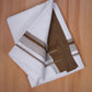 FCD-587 W/D DHOTI 3.80 MTR - Brown