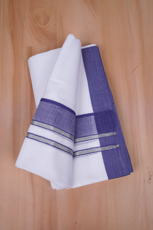 FCD-525 W/D DHOTI 3.80 MTR-Light Blue