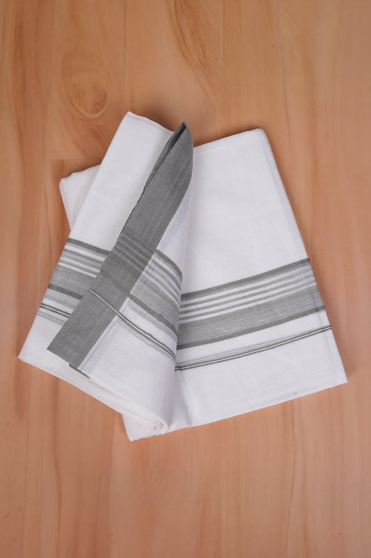 FCD-584 W/D DHOTI 3.80 MTR - Silver