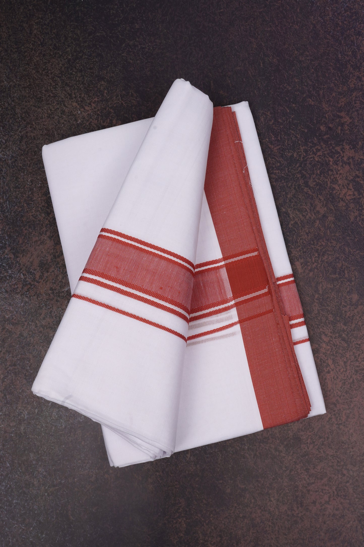 FD-116 W/D DHOTI 3.80 MTR-Light Brown