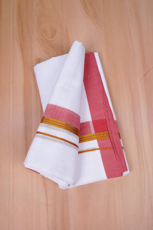 FCD-528 W/D DHOTI 3.80 MTR-Pink