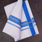 FD-166 W/D DHOTI 3.80 MTR-Blue