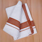 FCD-601 W/D DHOTI 3.80 MTR - Brown