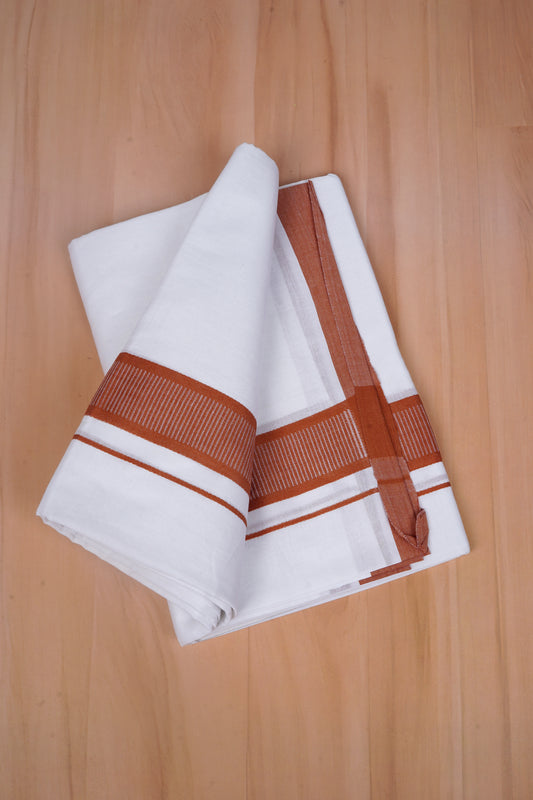 FCD-601 W/D DHOTI 3.80 MTR - Brown