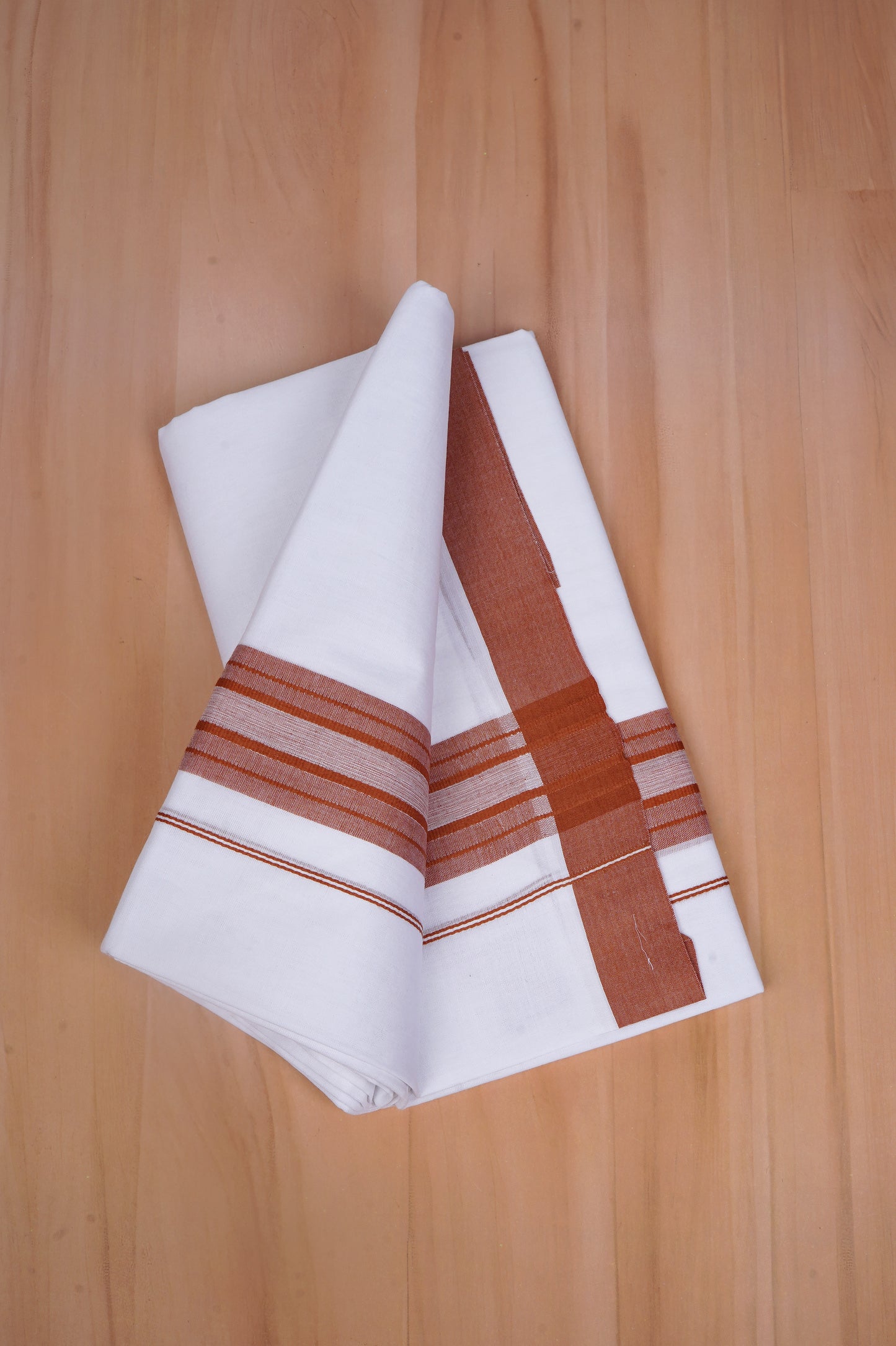 FCD-617 W/D DHOTI 3.80 MTR - Light Brown