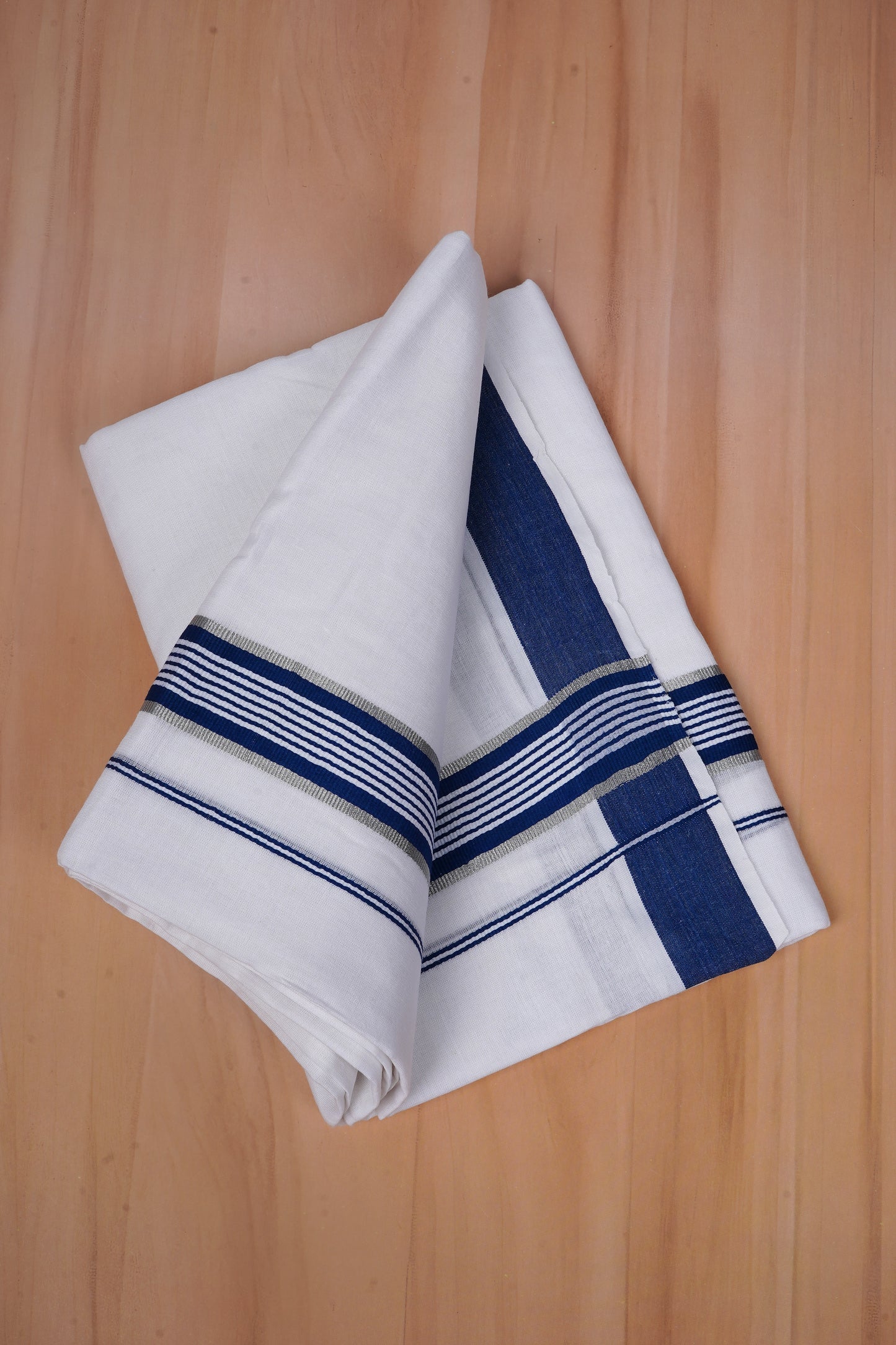 FCD-589 W/D DHOTI 3.80 MTR - Blue