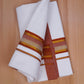 FCD-519 W/D DHOTI 3.80 MTR-Dark Brown