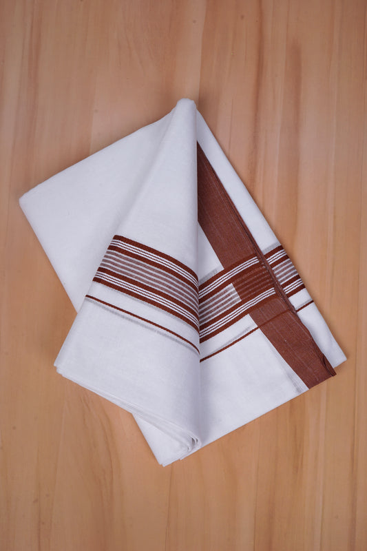 FCD-576 W/D DHOTI 3.80 MTR - Dark Brown