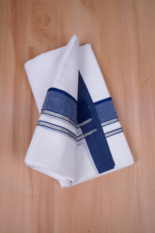 FCD-525 W/D DHOTI 3.80 MTR-Blue