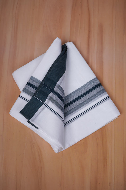 FCD-582 W/D DHOTI 3.80 MTR -Blue