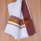 FCD-528 W/D DHOTI 3.80 MTR-Maroon