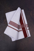 FD-137 W/D DHOTI 3.80 MTR-Brown
