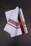 FD-137 W/D DHOTI 3.80 MTR-Brown