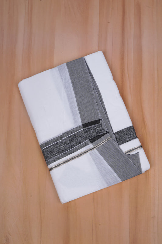 FCD-607 W/D DHOTI 3.80 MTR - Dark Gray