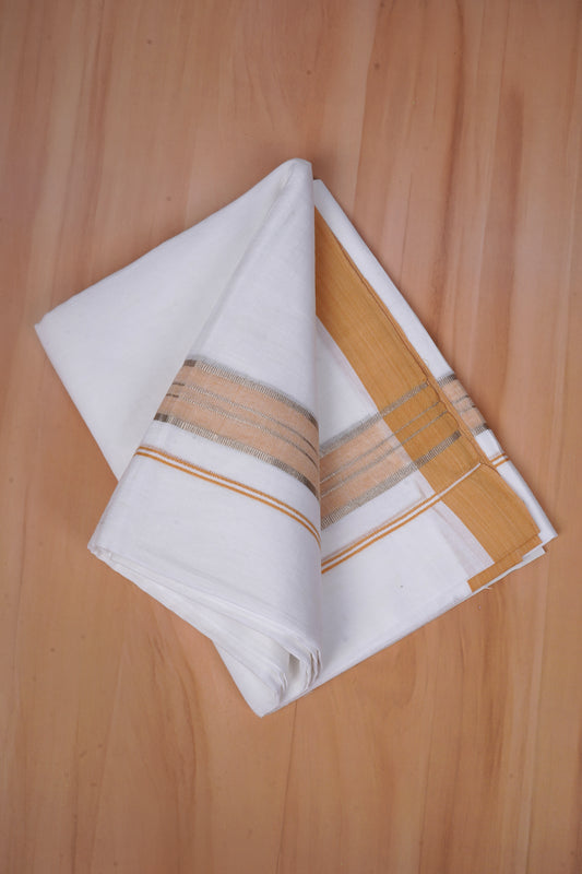FCD-477 W/D DHOTI 3.80 MTR - Brown