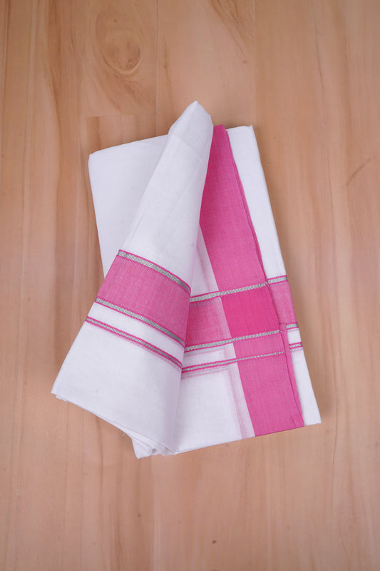 FCD-364 W/D DHOTI 3.80 MTR - Pink