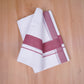 FCD-592 W/D DHOTI 3.80 MTR - Dark pink