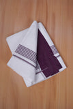 FCD-512 W/D DHOTI 3.80 MTR - maroon