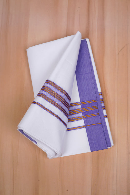 Heritage Gold W/S Dhoti 2.00 MTR - Violet