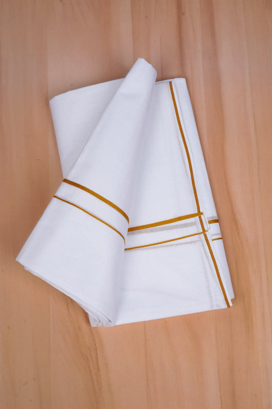 FCD-48 W/D DHOTI 3.80 MTR-Yellow