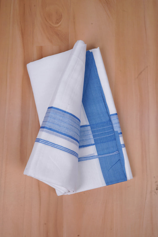 FCD-428 W/D DHOTI 3.80 MTR- Blue 3