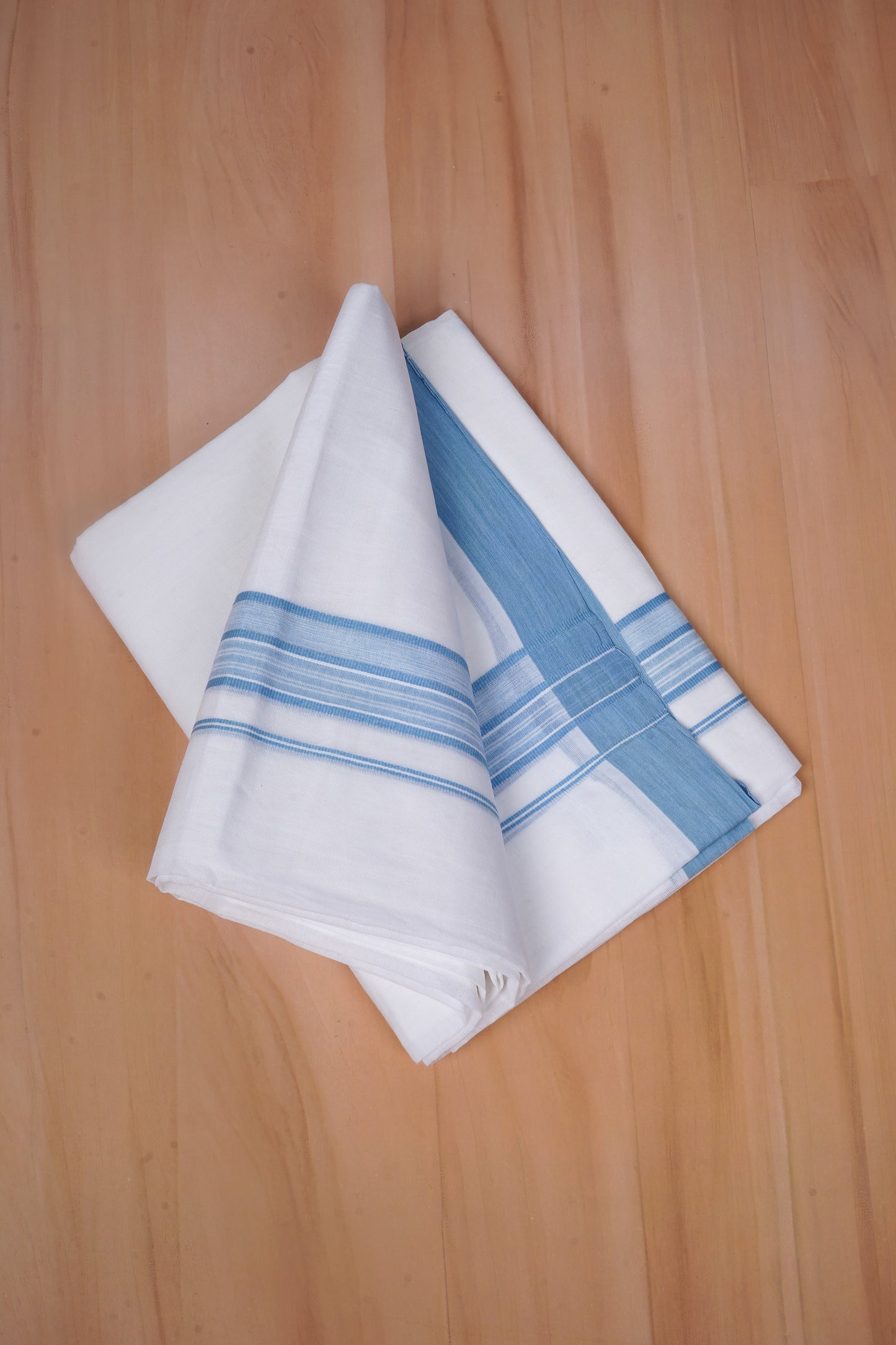 FCD-583 W/D DHOTI 3.80 MTR - Blue