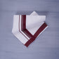 KERALOOM FINISH COTTON 332 W/D DHOTI 3.80 MTR - Dark Maroon