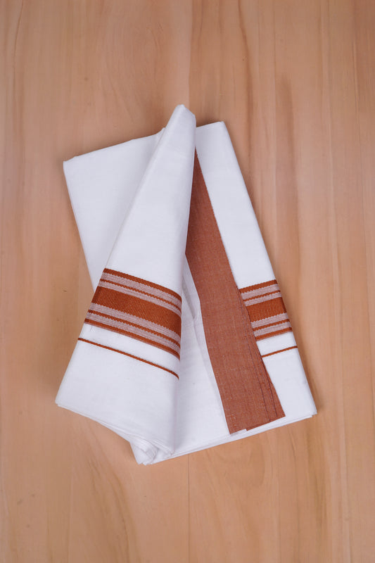 FCD-416 W/D DHOTI 3.80 MTR - Brown 2