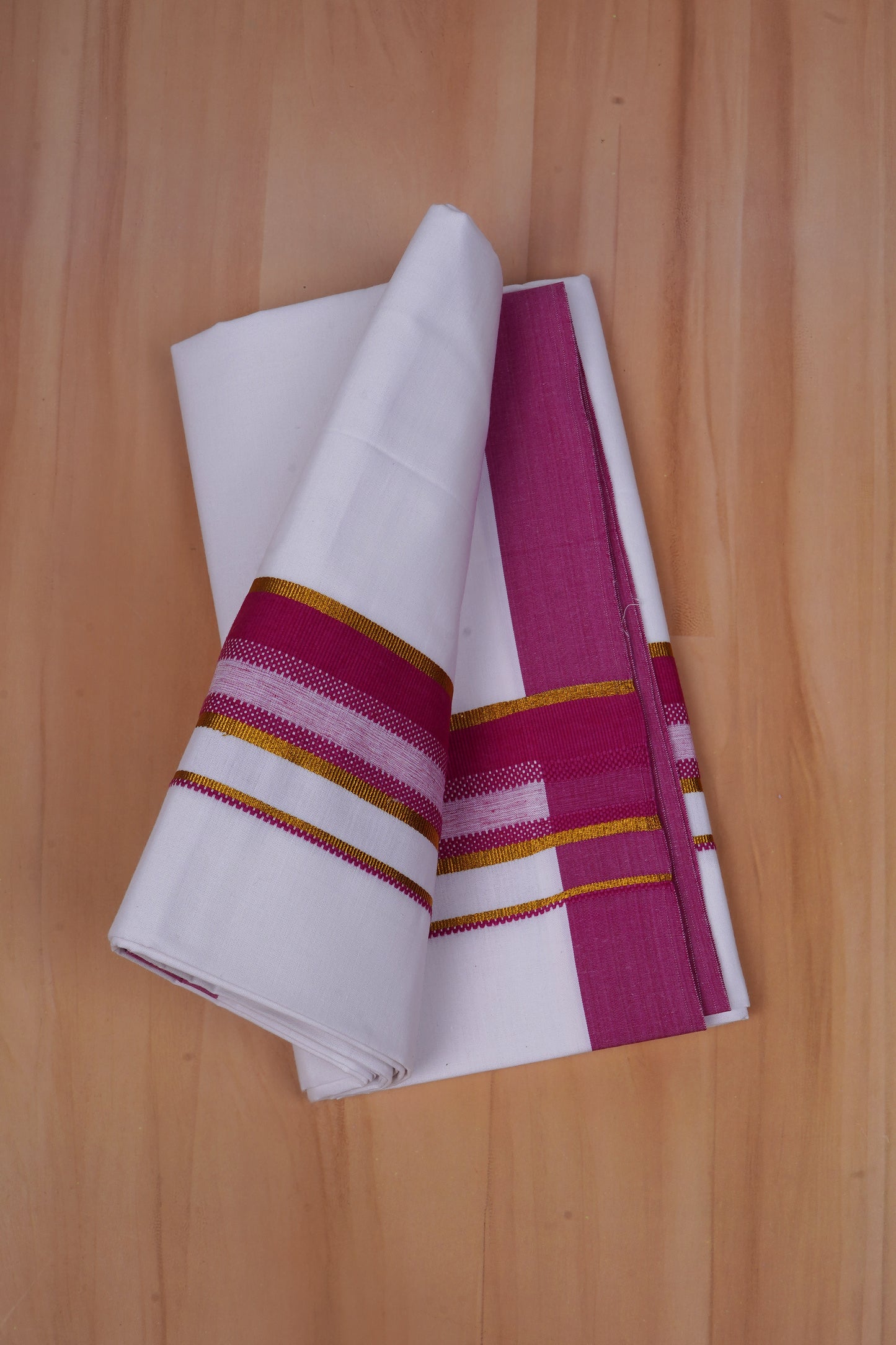 Popular Choice W/S Dhoti 2.00 MTR - Dark Pink