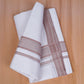 FCD-70 W/D DHOTI 3.80 MTR- Light Brown