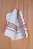 FCD-70 W/D DHOTI 3.80 MTR- Light Brown