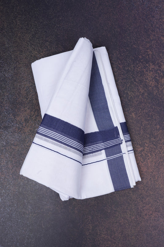 FCD-362 W/D DHOTI 3.80 MTR-Blue