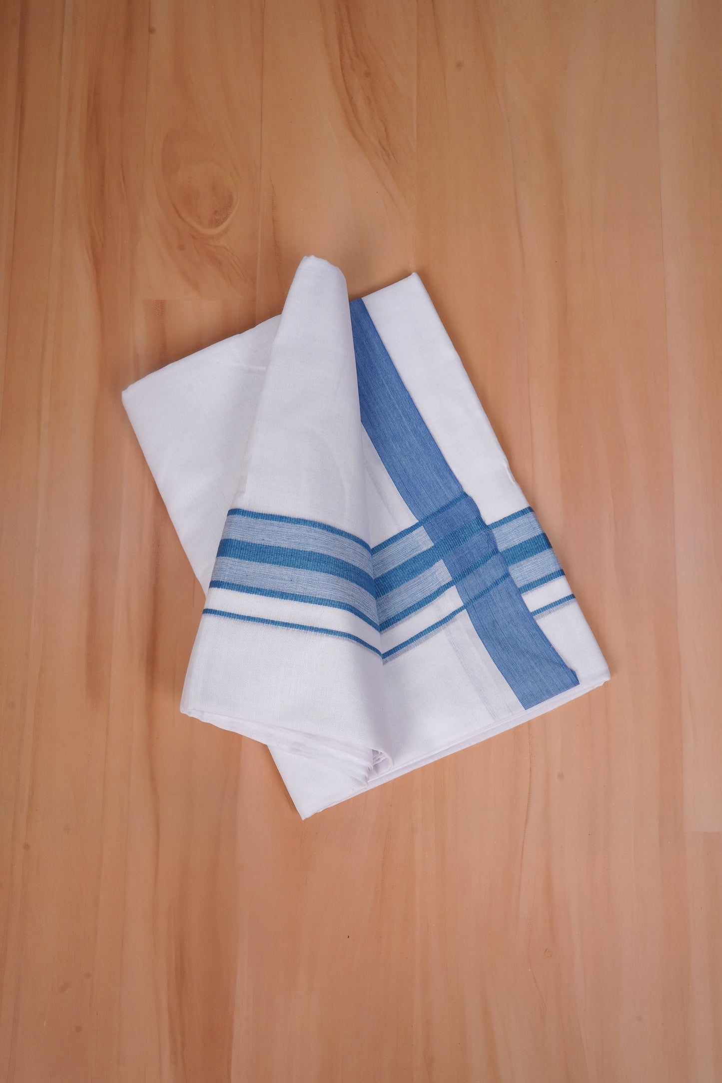 FCD-569 W/D DHOTI 3.80 MTR - Blue