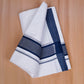 FCD-74 W/D DHOTI 3.80 MTR-Dark Blue