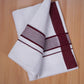 FCD-568 W/D DHOTI 3.80 MTR - Dark Maroon
